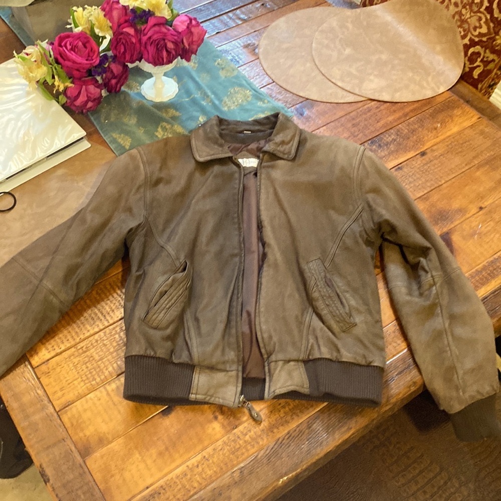 Adult small leather jacket